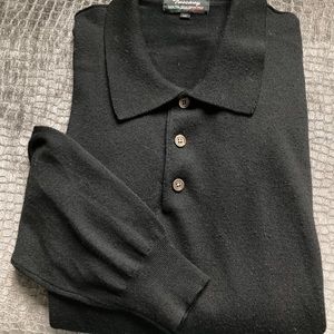 Tuscany black merino wool sweater